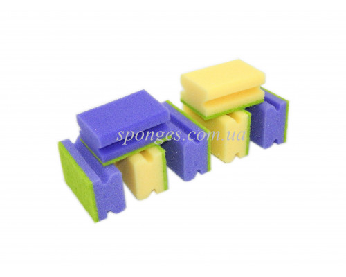 Губки для мытья посуды *Аккорд*- 5 шт.