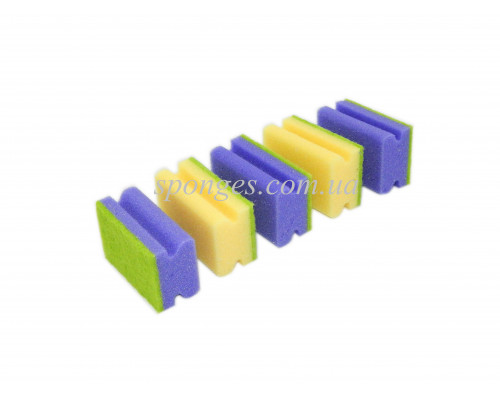 Губки для мытья посуды *Аккорд*- 5 шт.