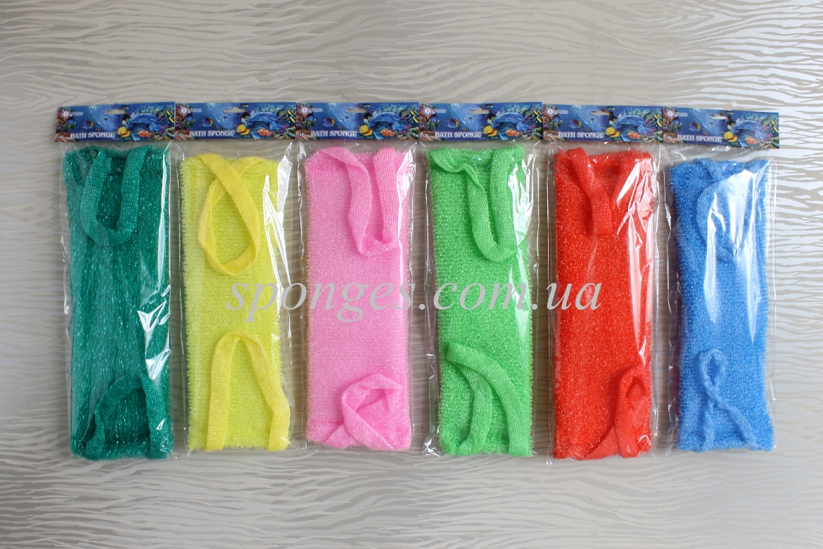 Мочалки полипропиленовые, в индивидуальной упаковке